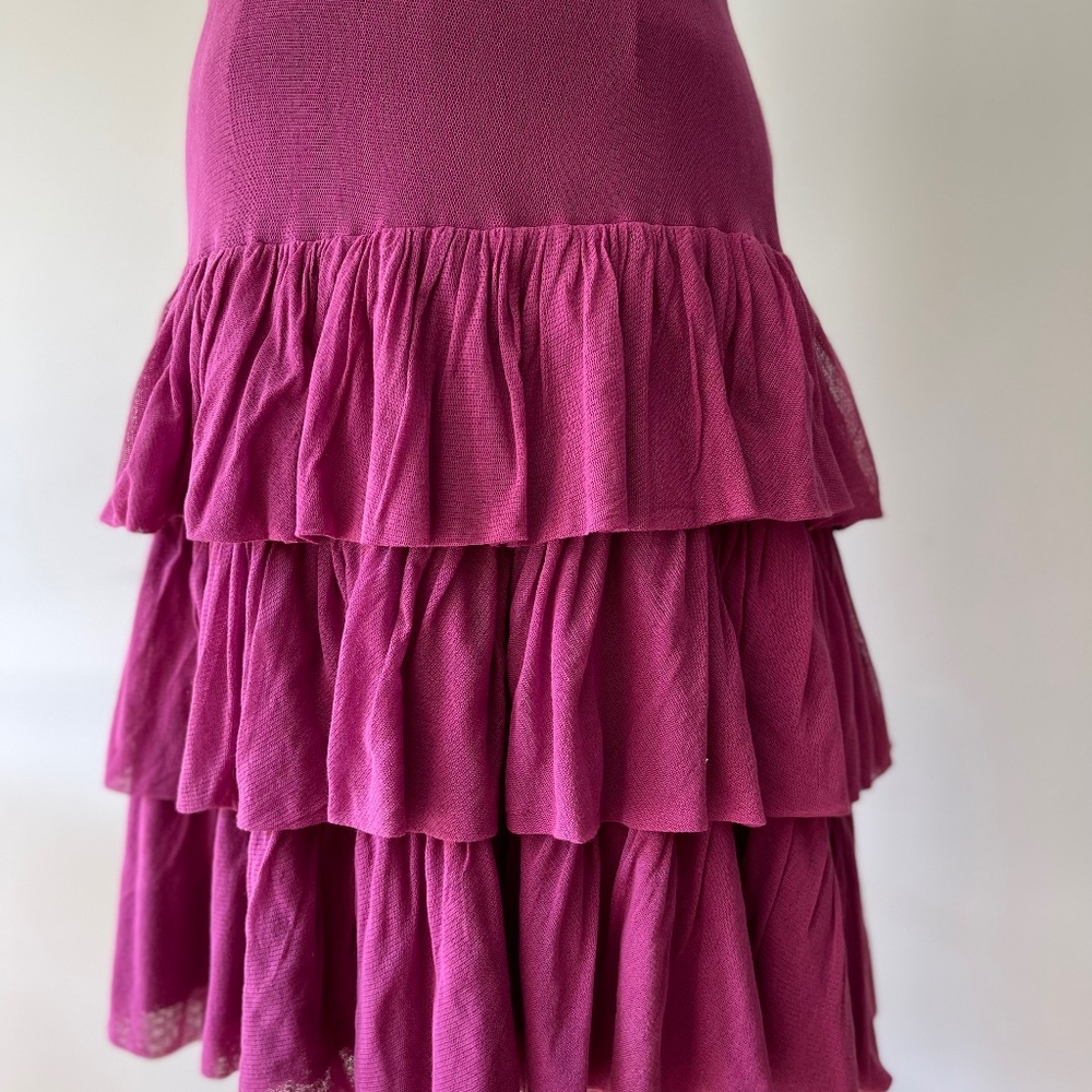 Lilith Raspberry Tulle Skirt